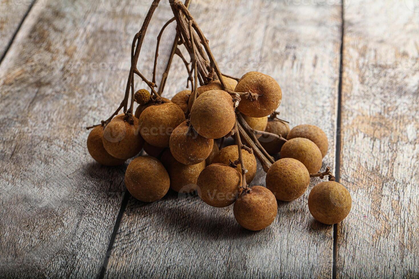 Ripe sweet tropical Longan fruit photo