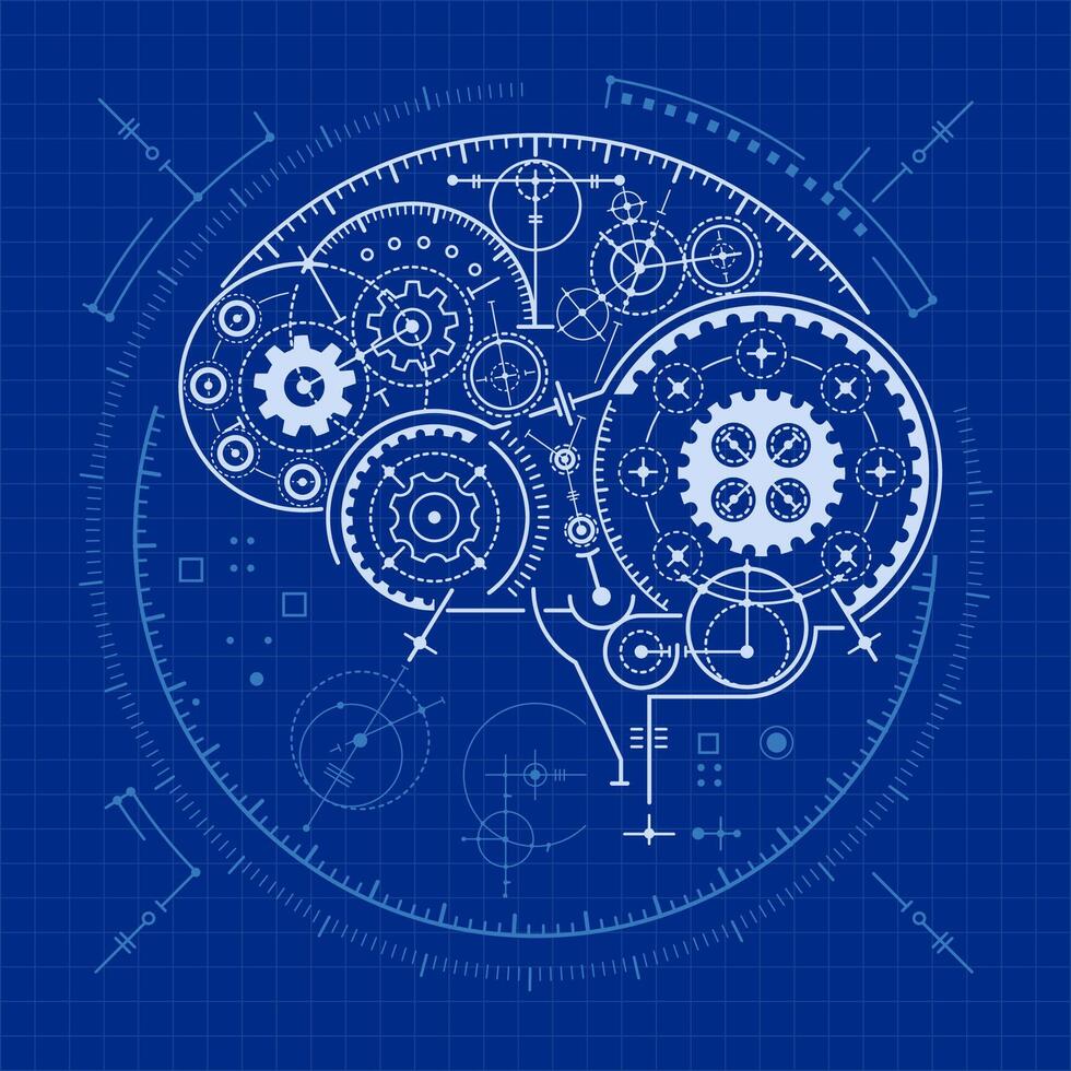 concept of machine learning, graphic of deep learning diagram of AI ...