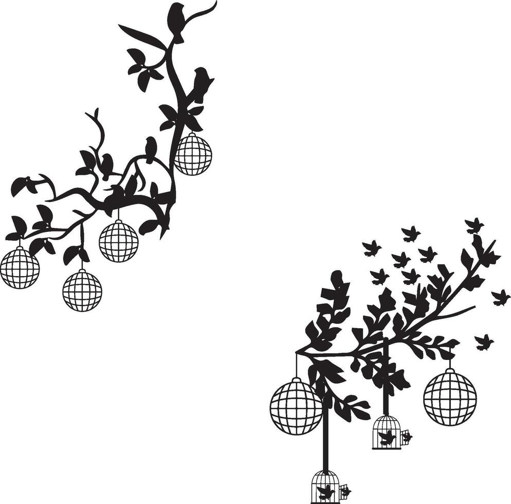 bird silhouette illustration vector