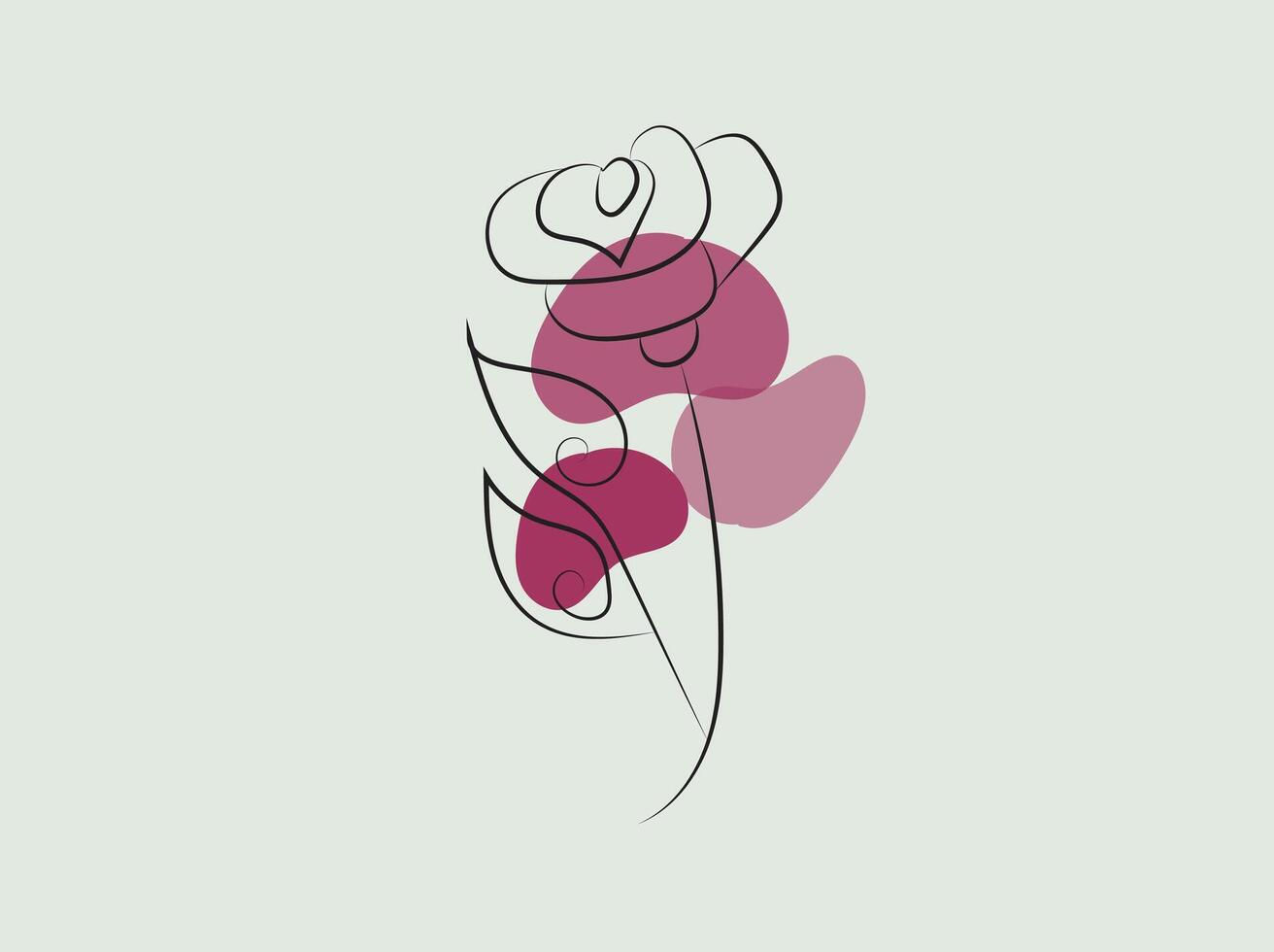 Print handdrawn spring flowers collection vector