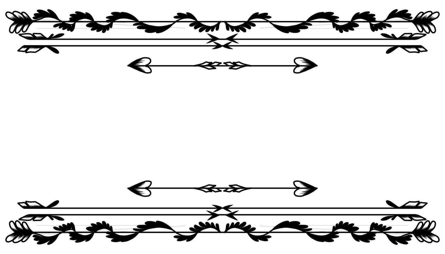 Vintage black frame design. Perfect for invitation cards, book covers, wallpapers, banners, web vector
