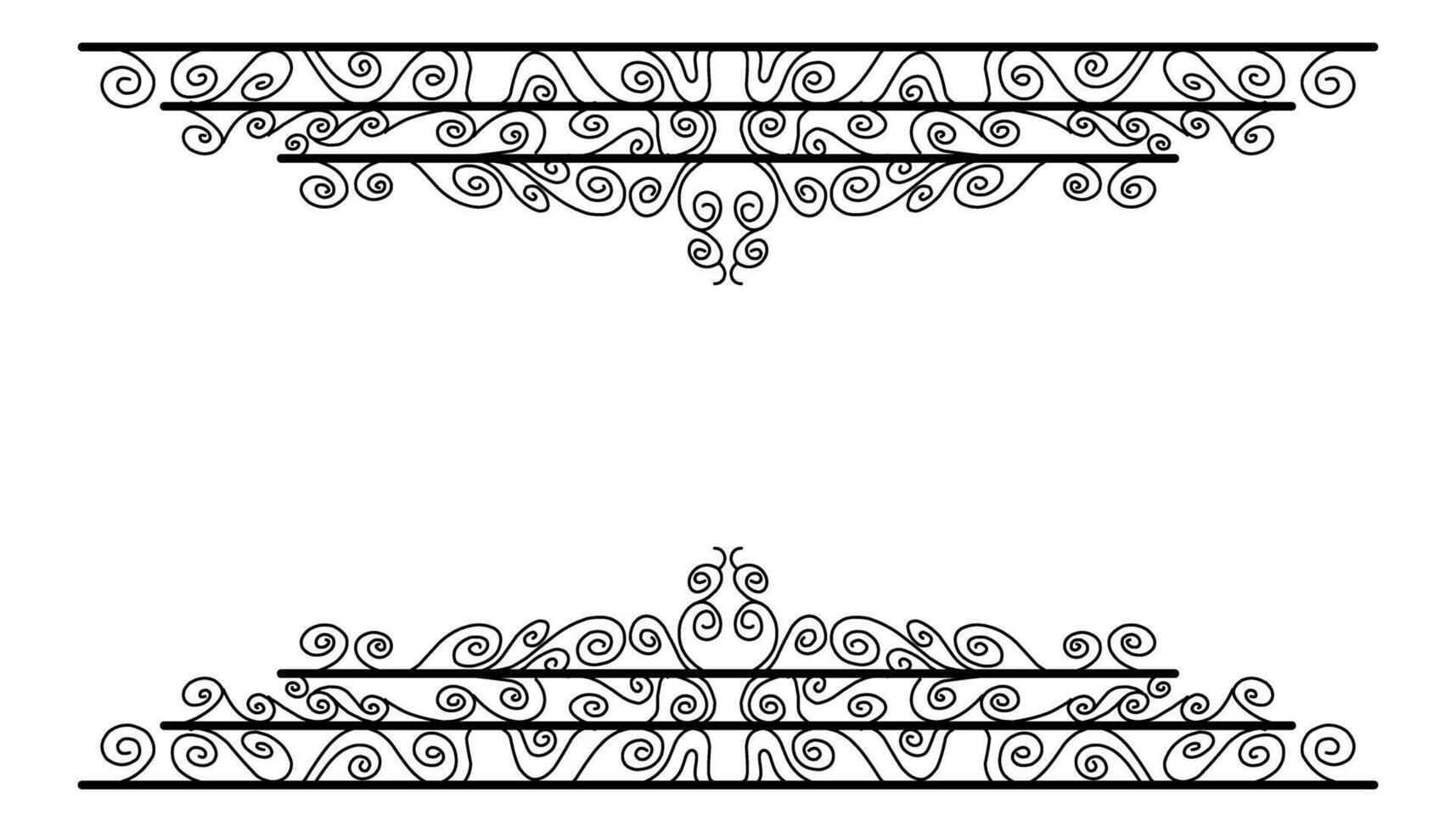 Vintage black frame design. Perfect for invitation cards, book covers, wallpapers, banners, web vector