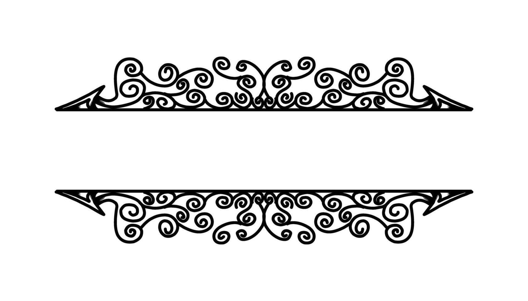 Vintage black frame design. Perfect for invitation cards, book covers, wallpapers, banners, web vector