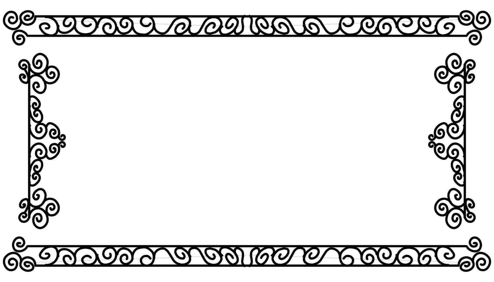 Vintage black frame design. Perfect for invitation cards, book covers, wallpapers, banners, web vector