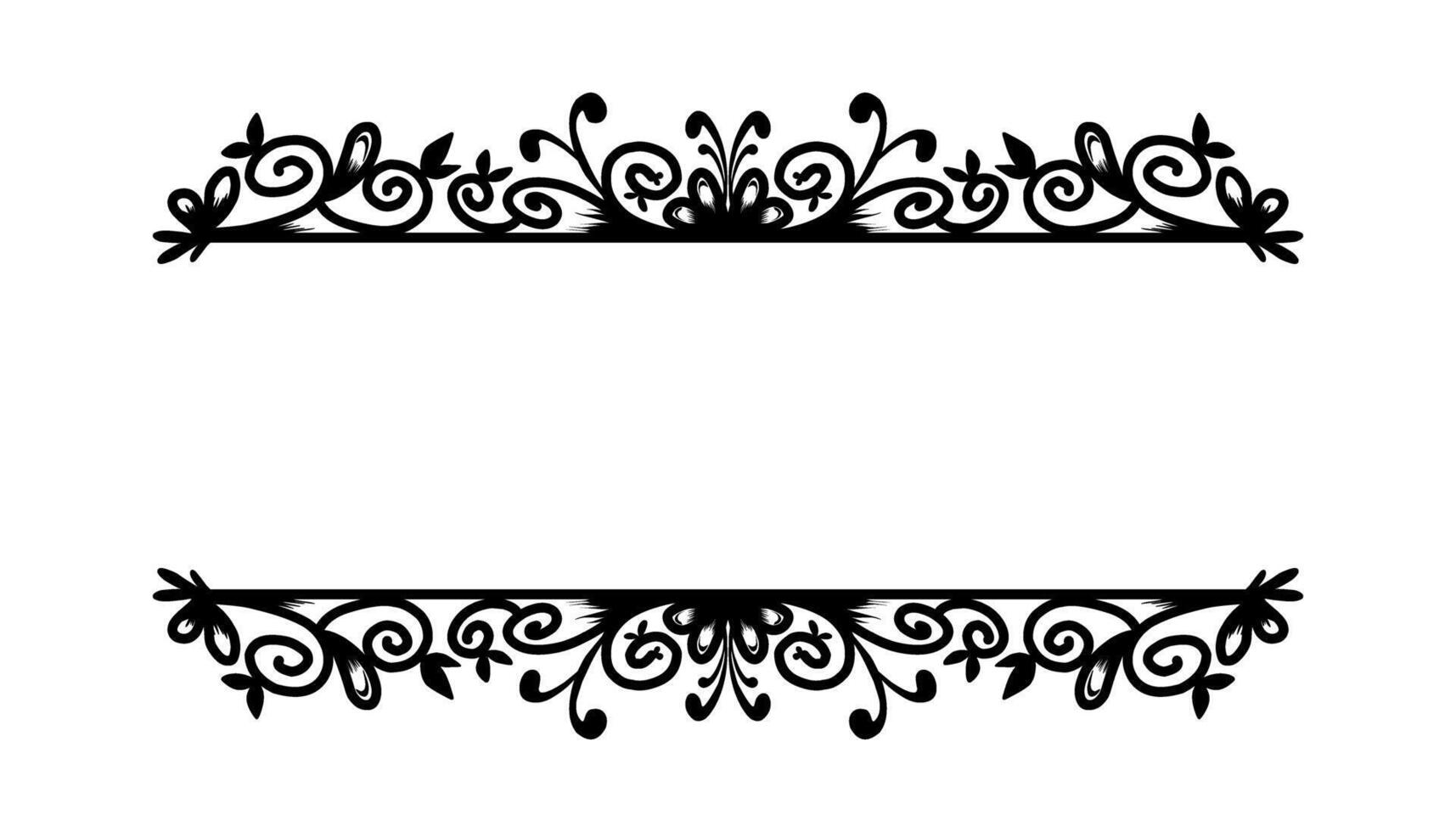 Vintage black frame design. Perfect for invitation cards, book covers, wallpapers, banners, web vector
