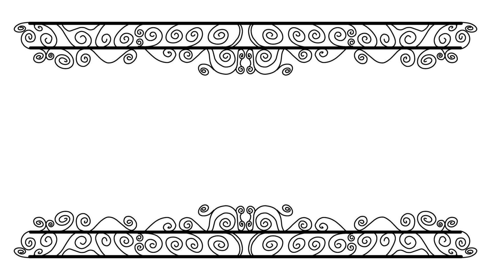 Vintage black frame design. Perfect for invitation cards, book covers, wallpapers, banners, web vector