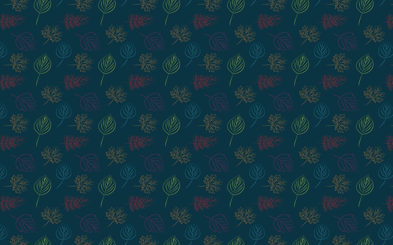 Botanical pattern and background design vector