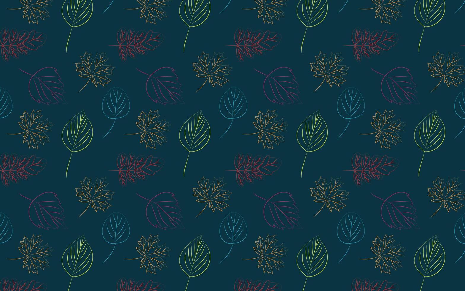 Botanical pattern and background design vector