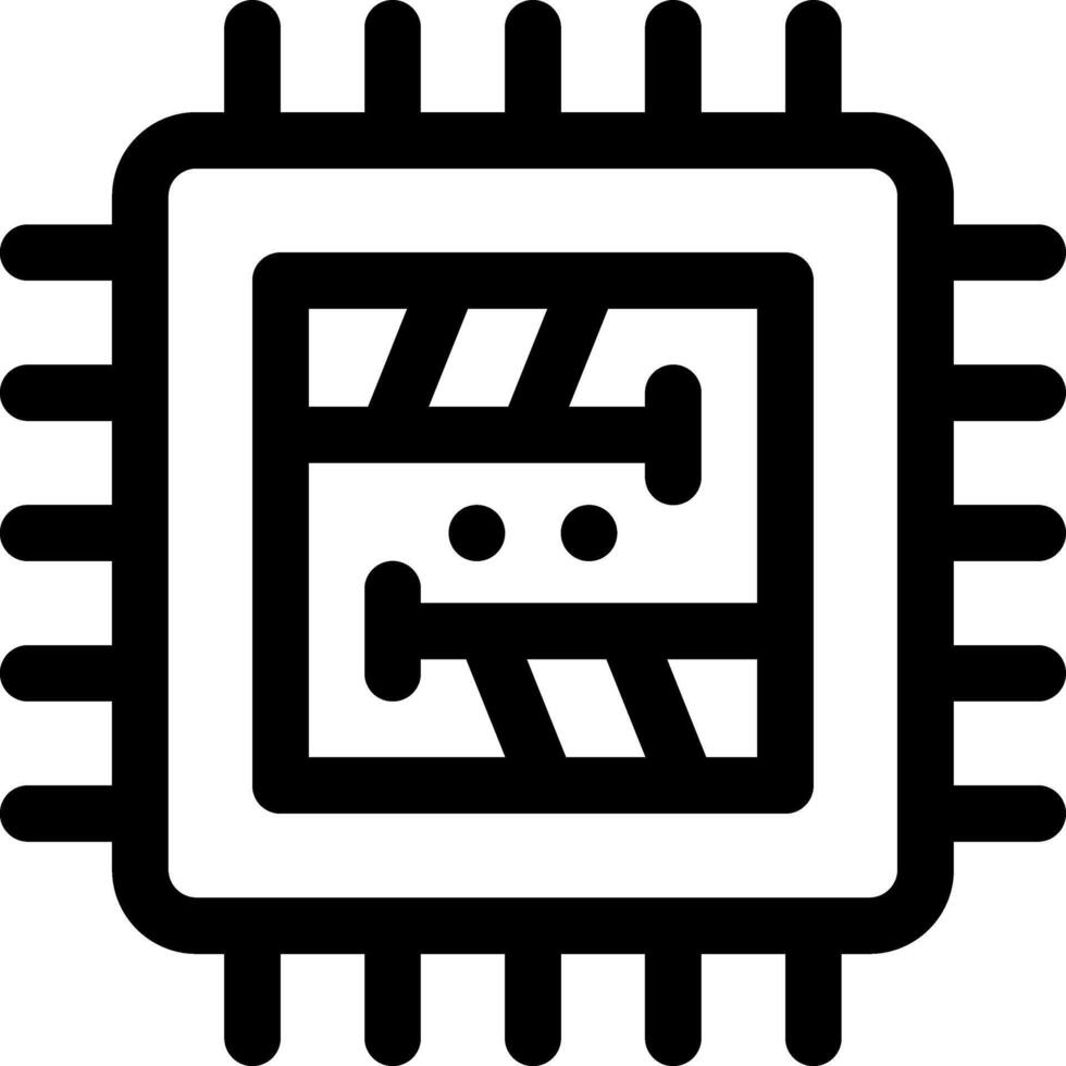 this icon or logo digital technology icon or other where everything related to digital technology and others or design application software vector