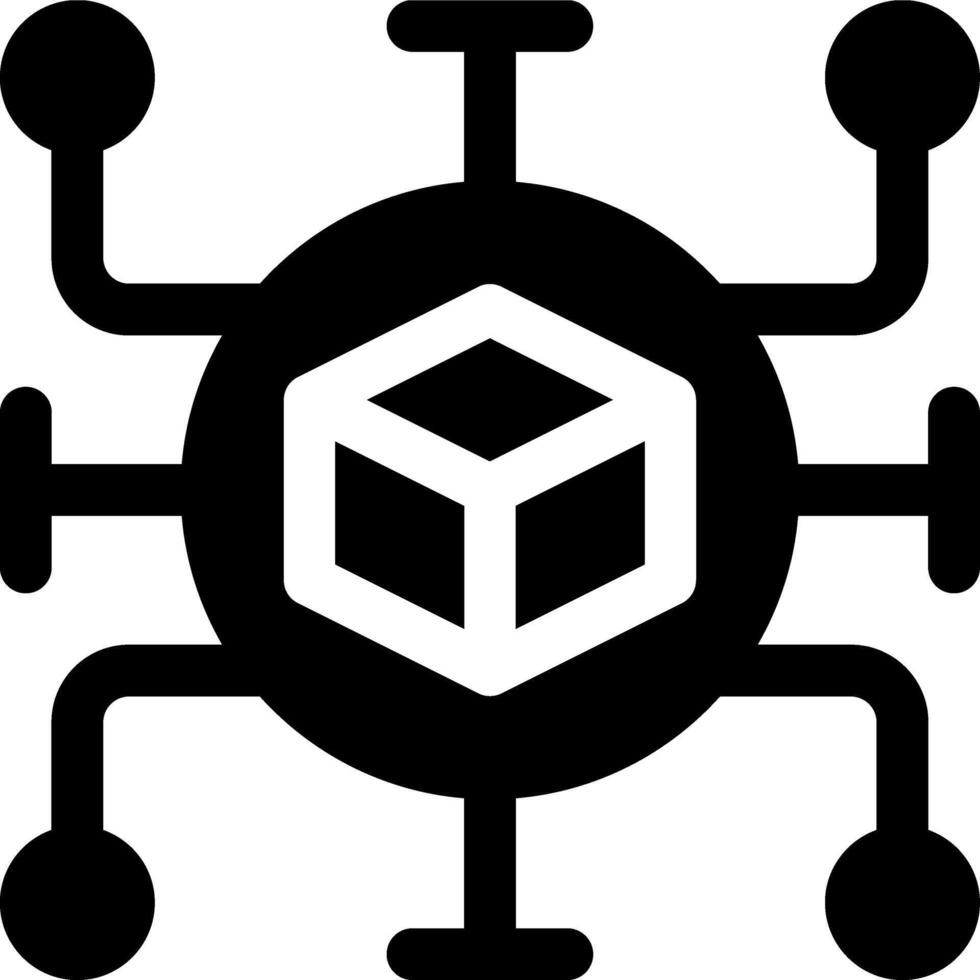 this icon or logo digital technology icon or other where everything related to digital technology and others or design application software vector