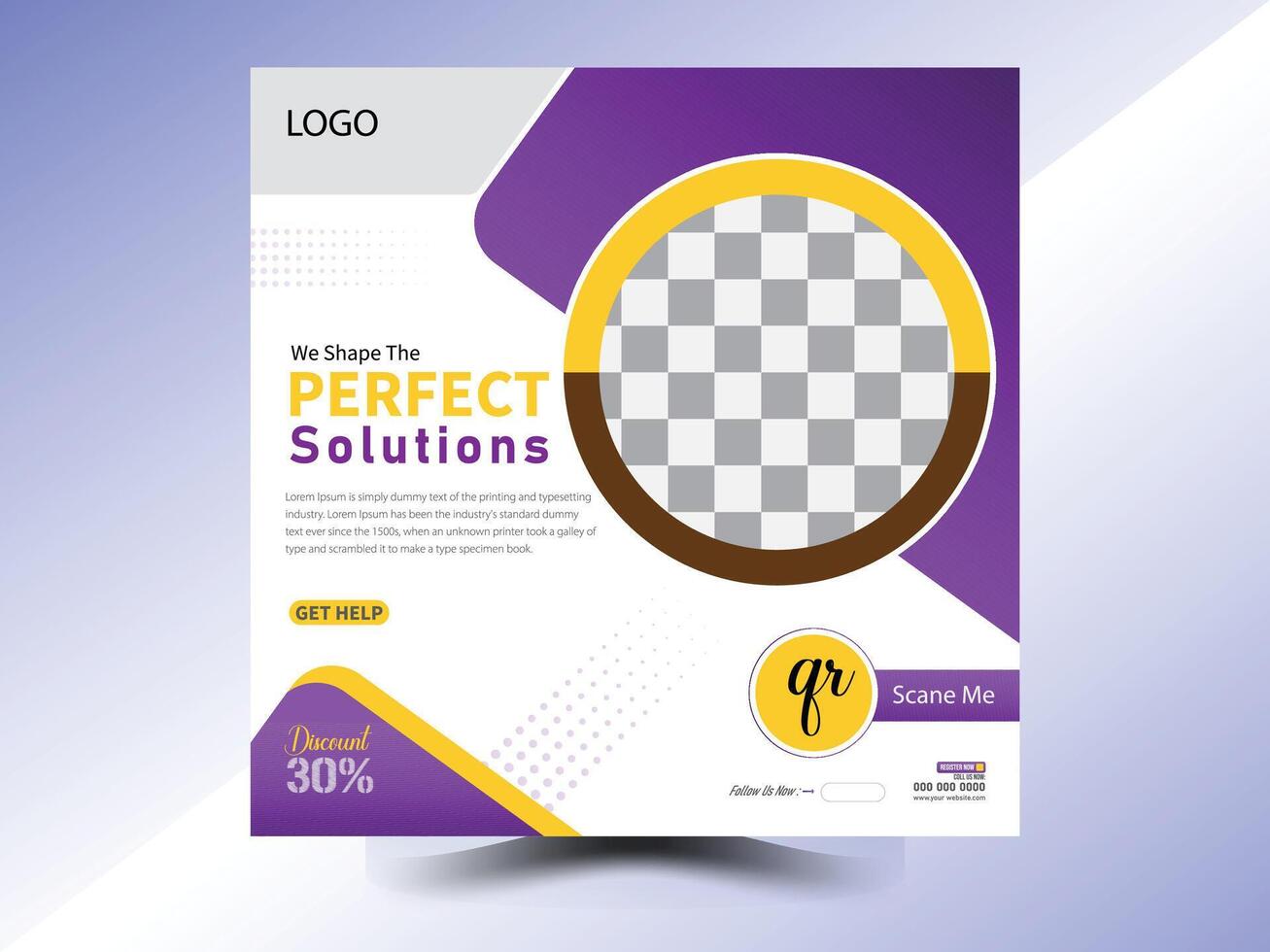 modern creative and modern business social media post design vector