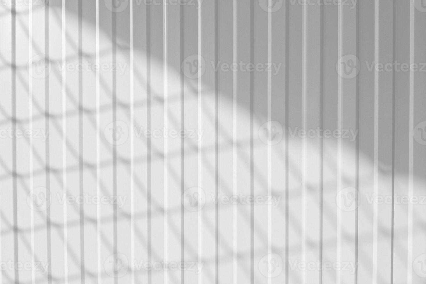 Mesh Fence Shadow on Container Wall Background. photo