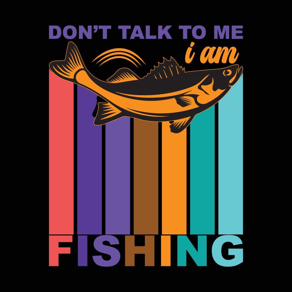 fishing t shirt design vector