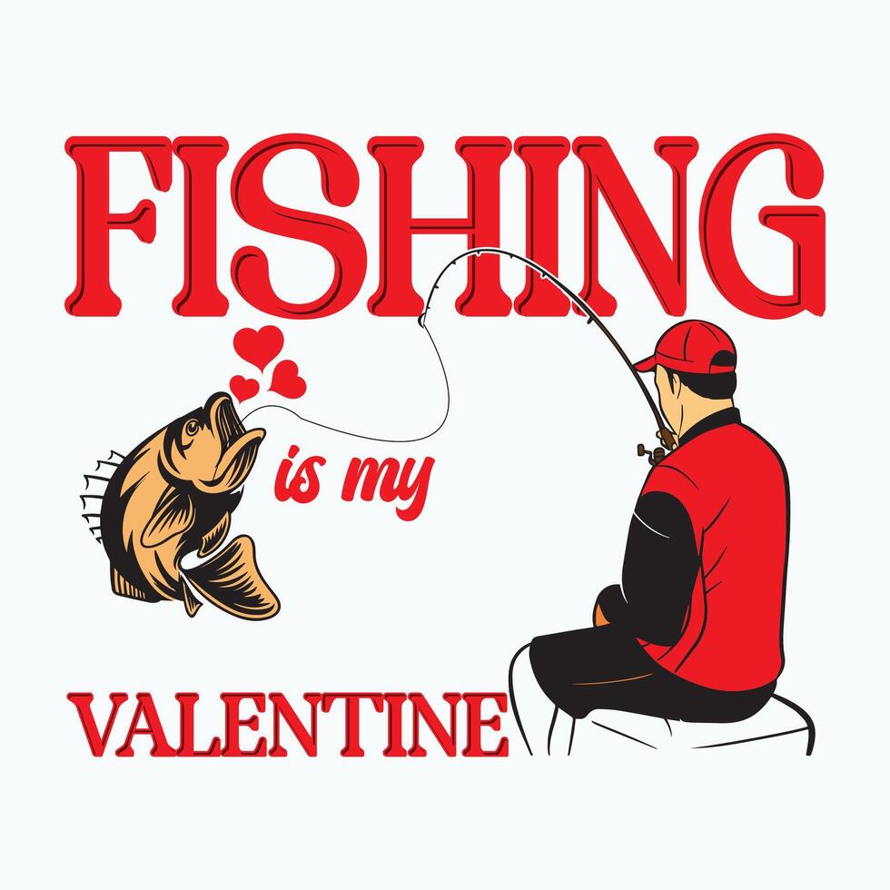 fishing t shirt design vector