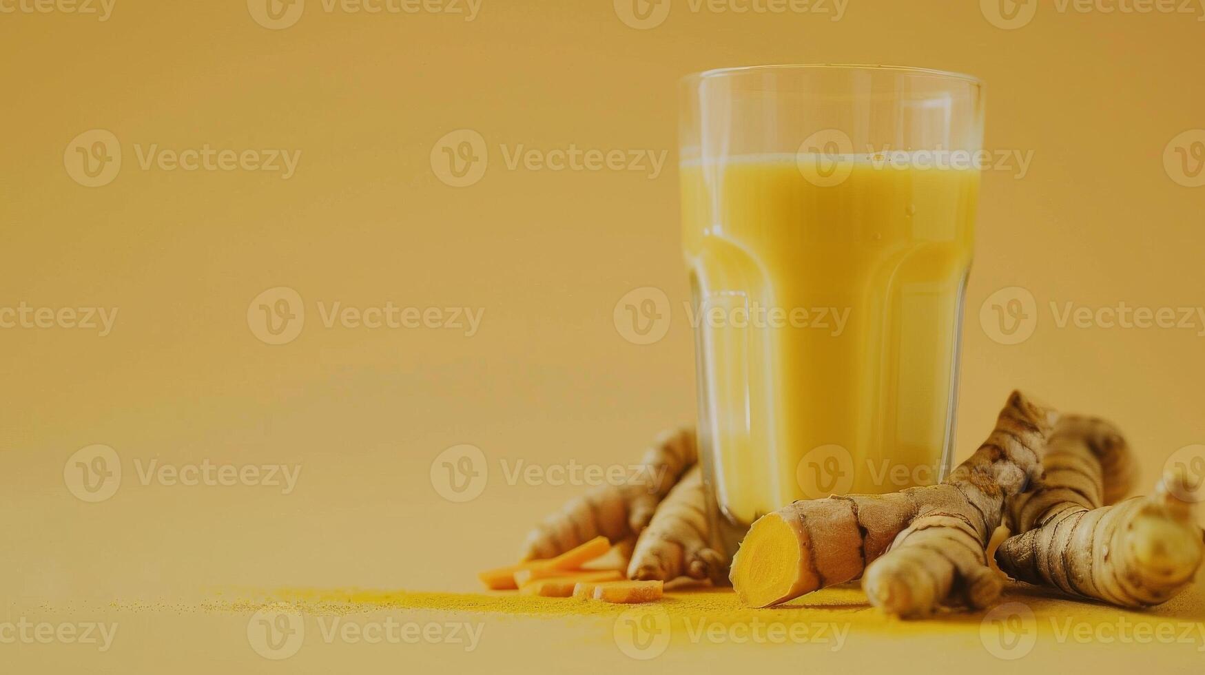 Vibrant Turmeric Milk and Fresh Turmeric Combo photo