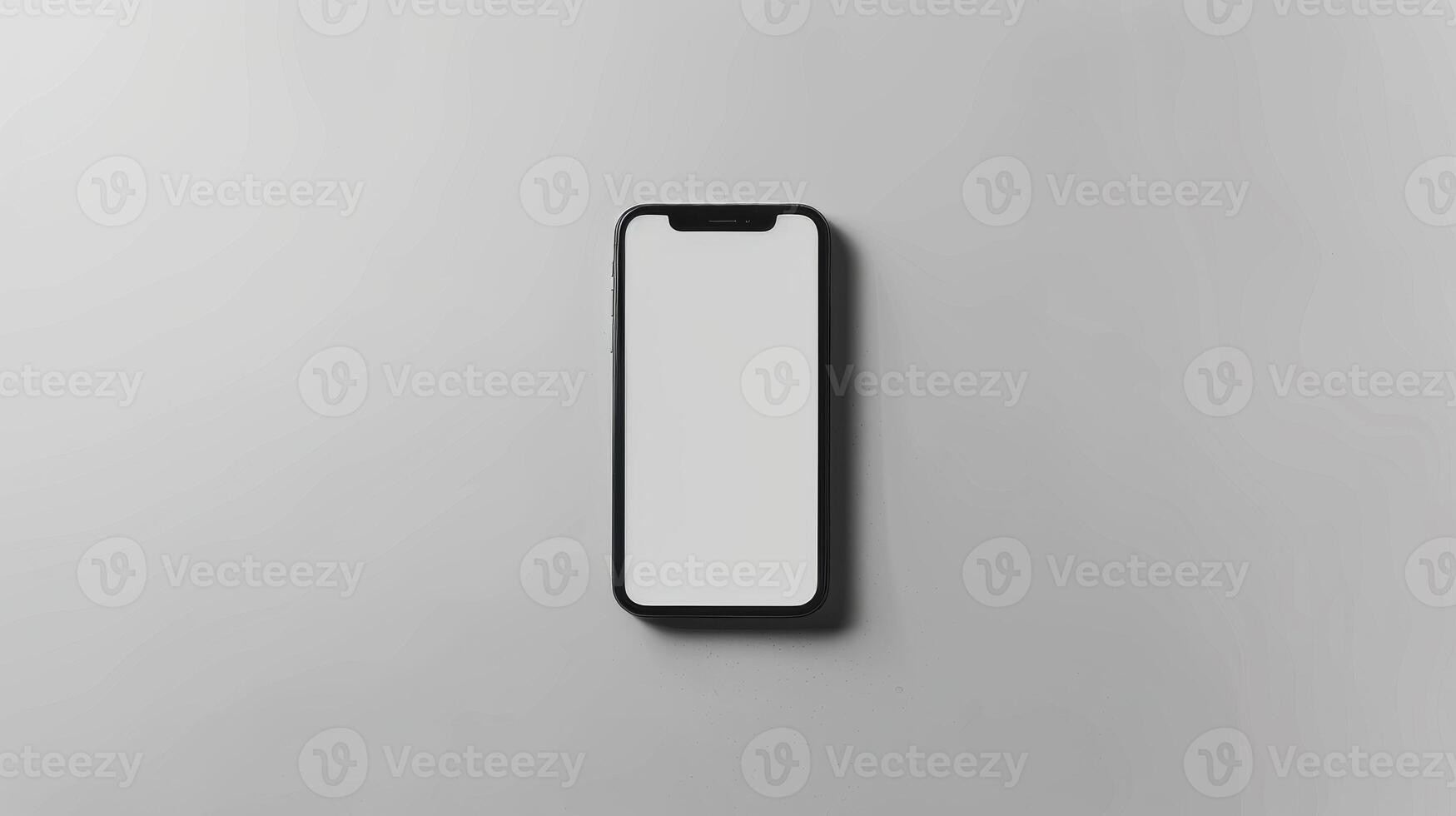 Modern iPhone with Empty White Screen photo