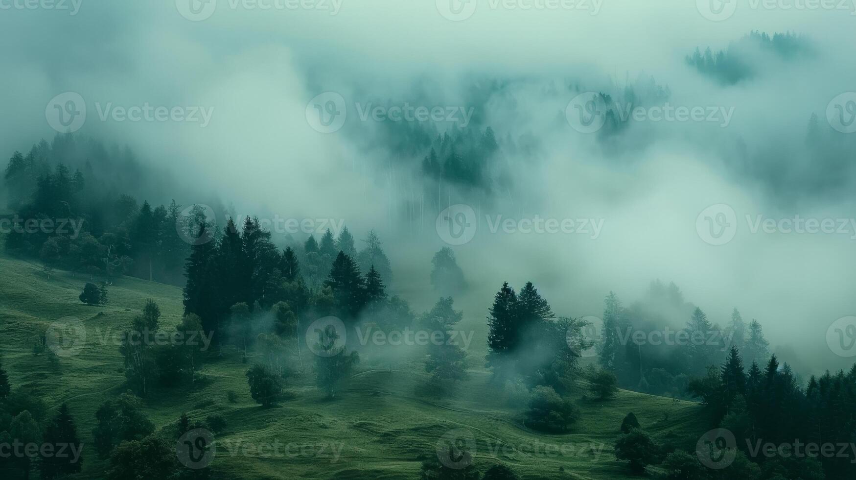 Misty Morning Serenity photo