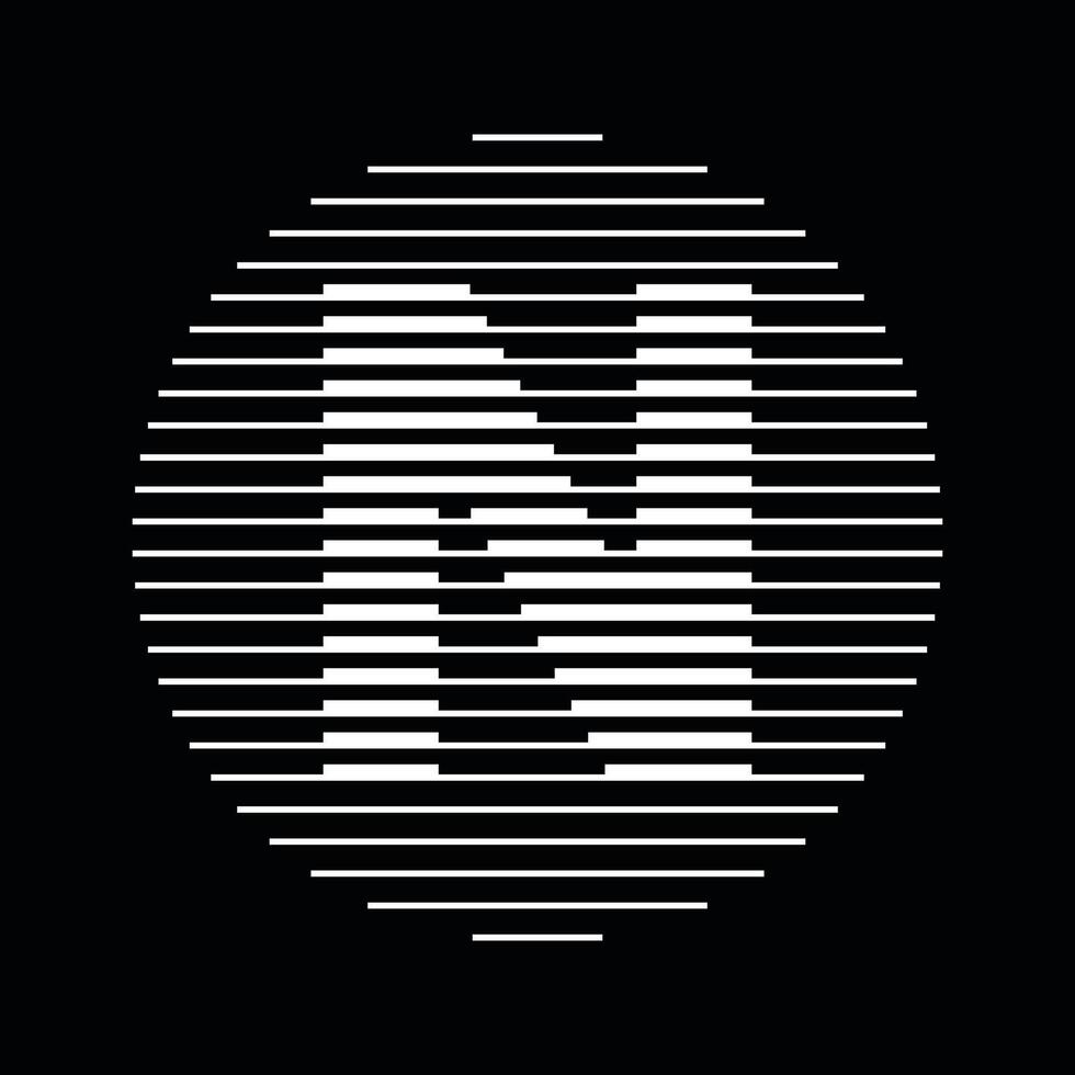 Z Alphabet Letter Logo Round Circle Line Abstract Optical