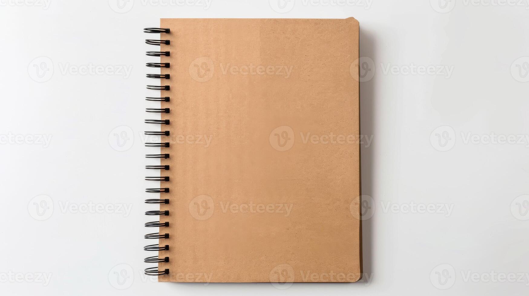 Modern A4 Notepad Featuring Small Ring Binding from Above photo