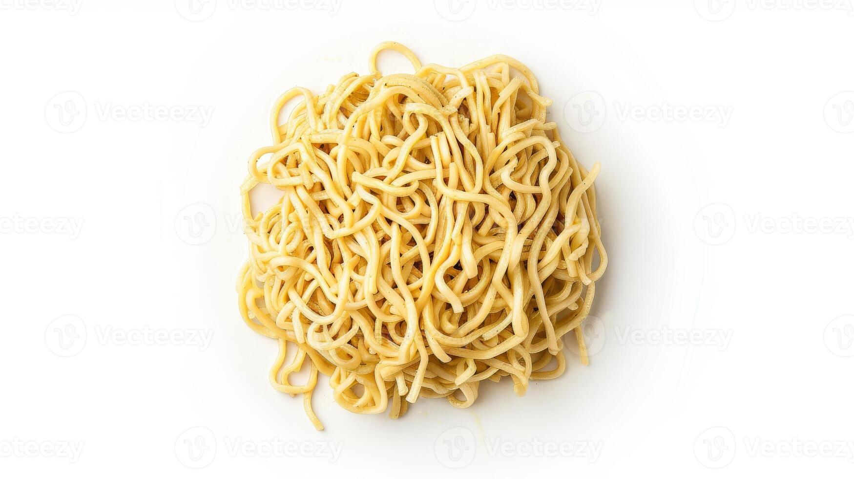 Minimalist Top-Down Noodle Isolation photo