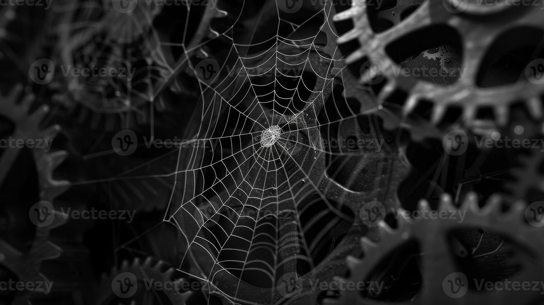 Delicate Web Weaving Masterpiece photo
