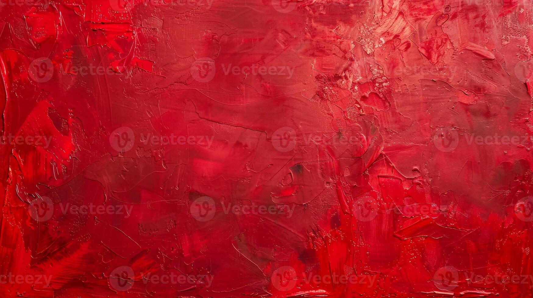 Dynamic Red Color Canvas photo