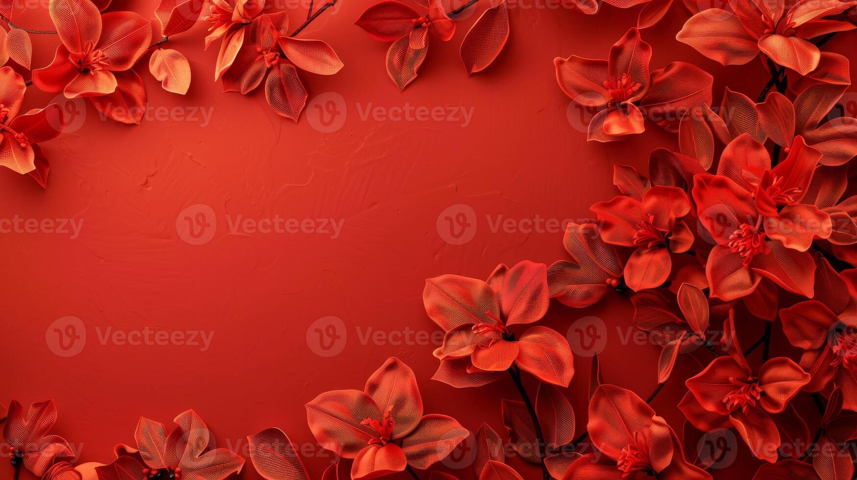 Striking Red Background photo