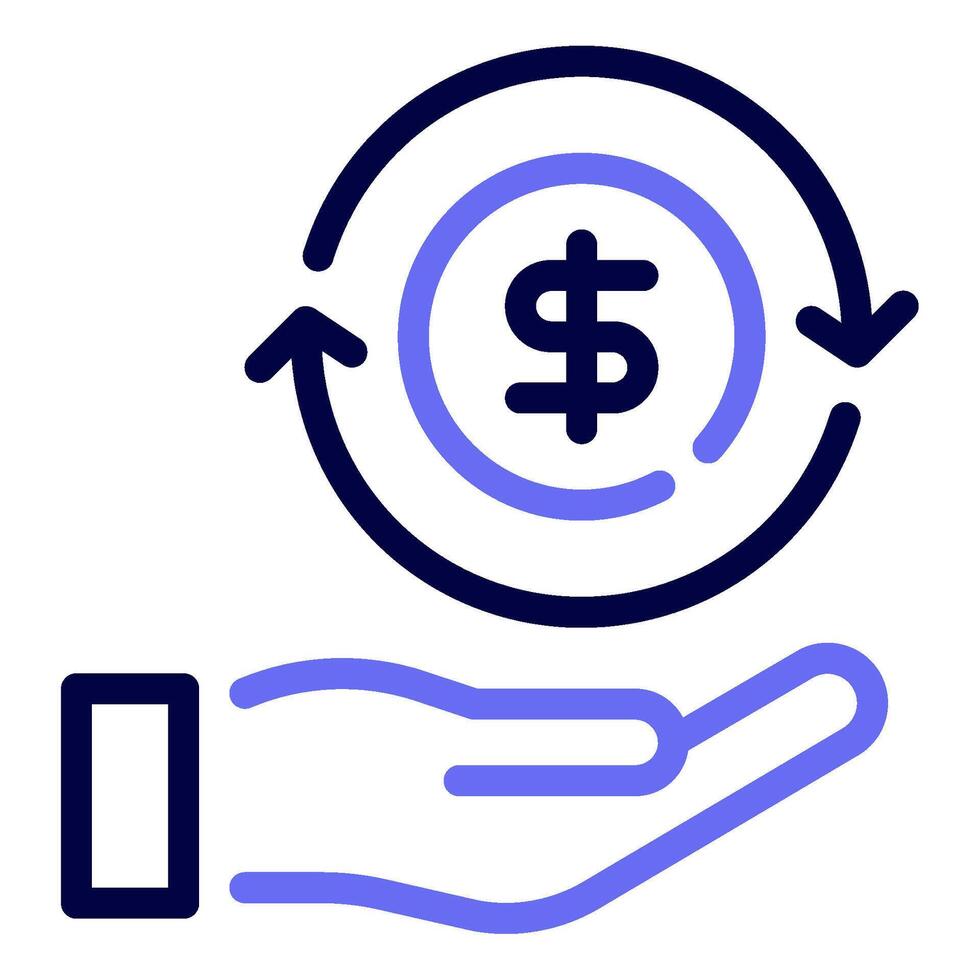 Transactional icon for web, app, infographic, etc vector