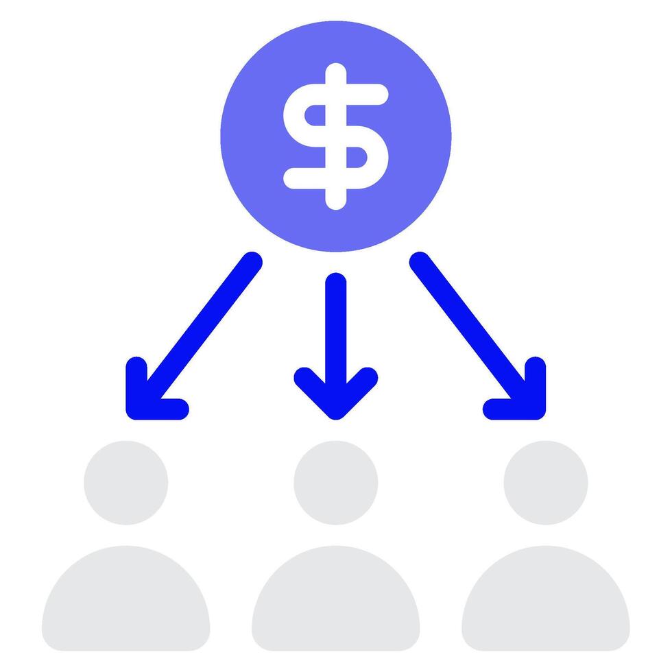 Profit Share icon for web, app, infographic, etc vector