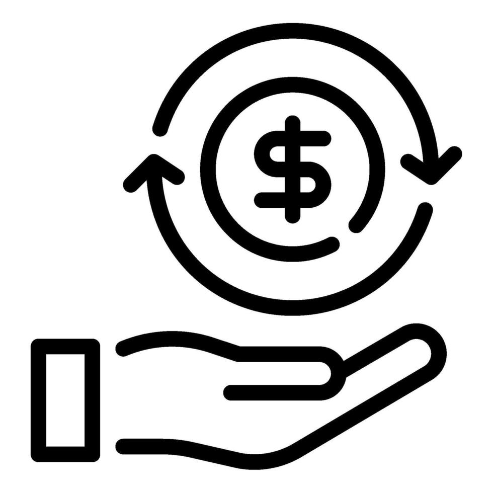 Transactional icon for web, app, infographic, etc vector