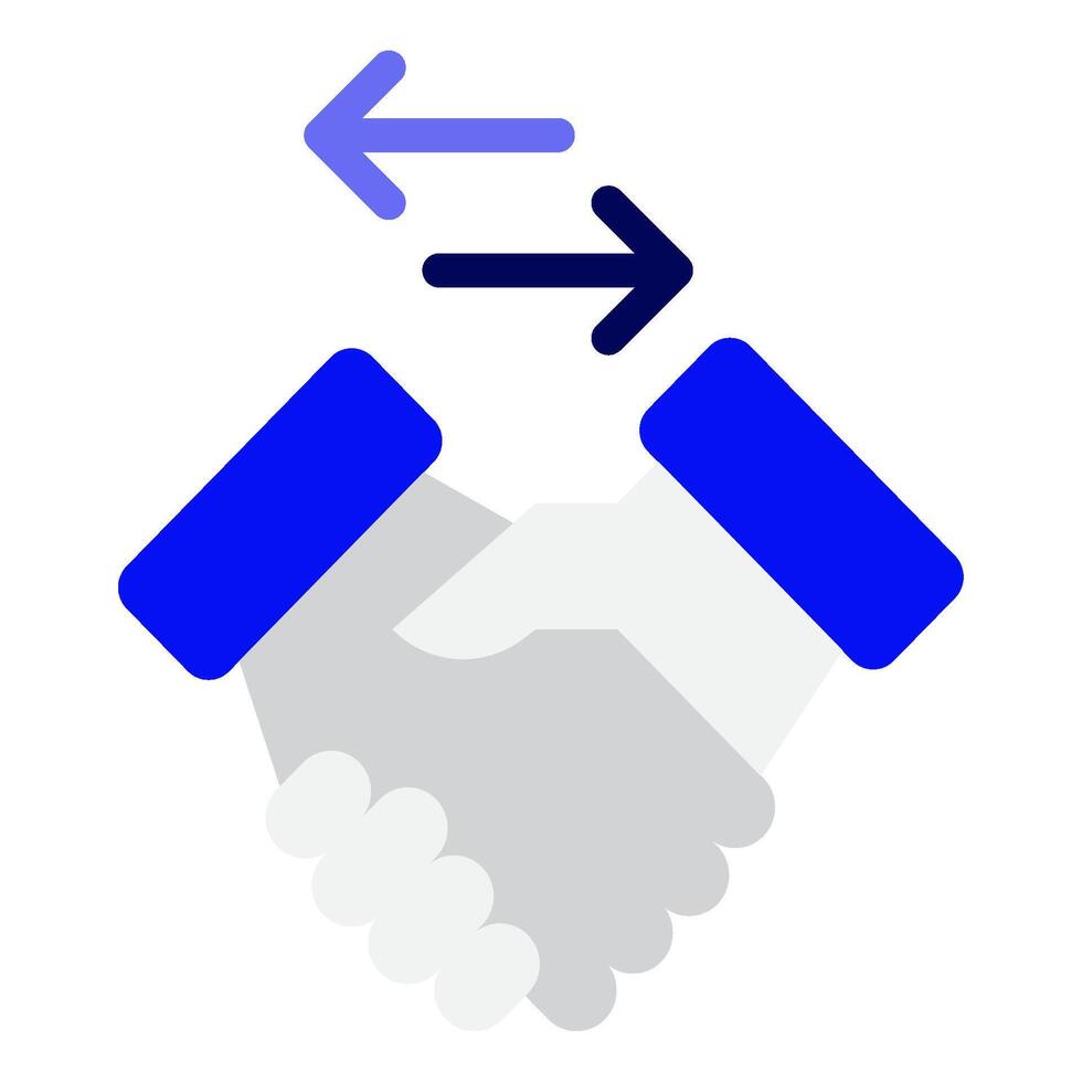 Negotiate icon for web, app, infographic, etc vector