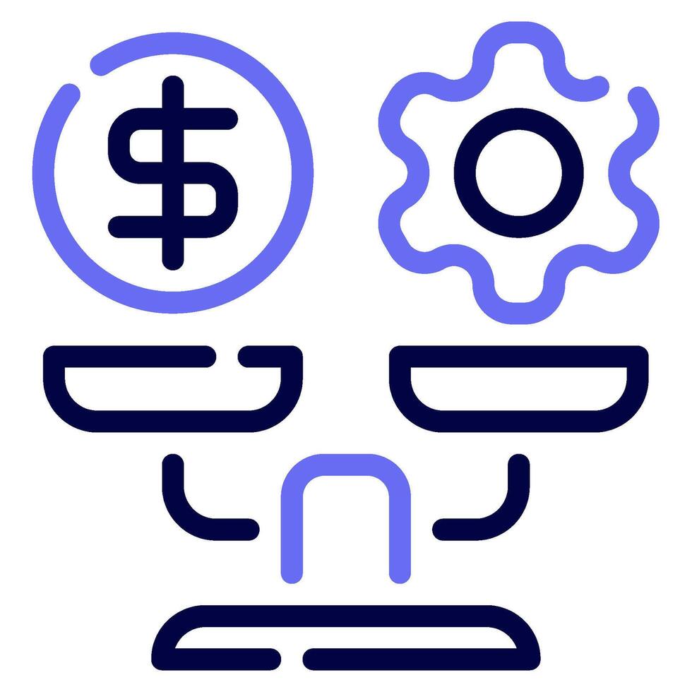 Leverage icon for web, app, infographic, etc vector
