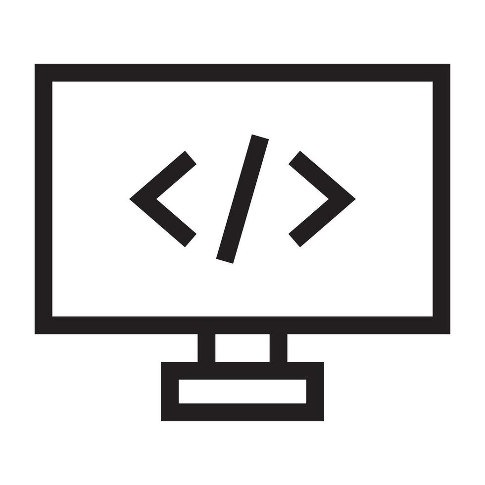 Code Programming icon vector
