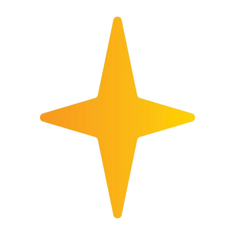 stars gradient icon. vector