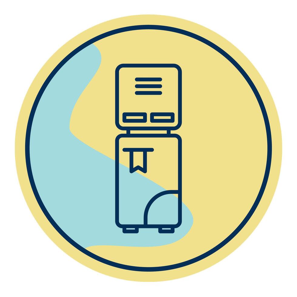 post office queue machine icon, post office equipment icon vector