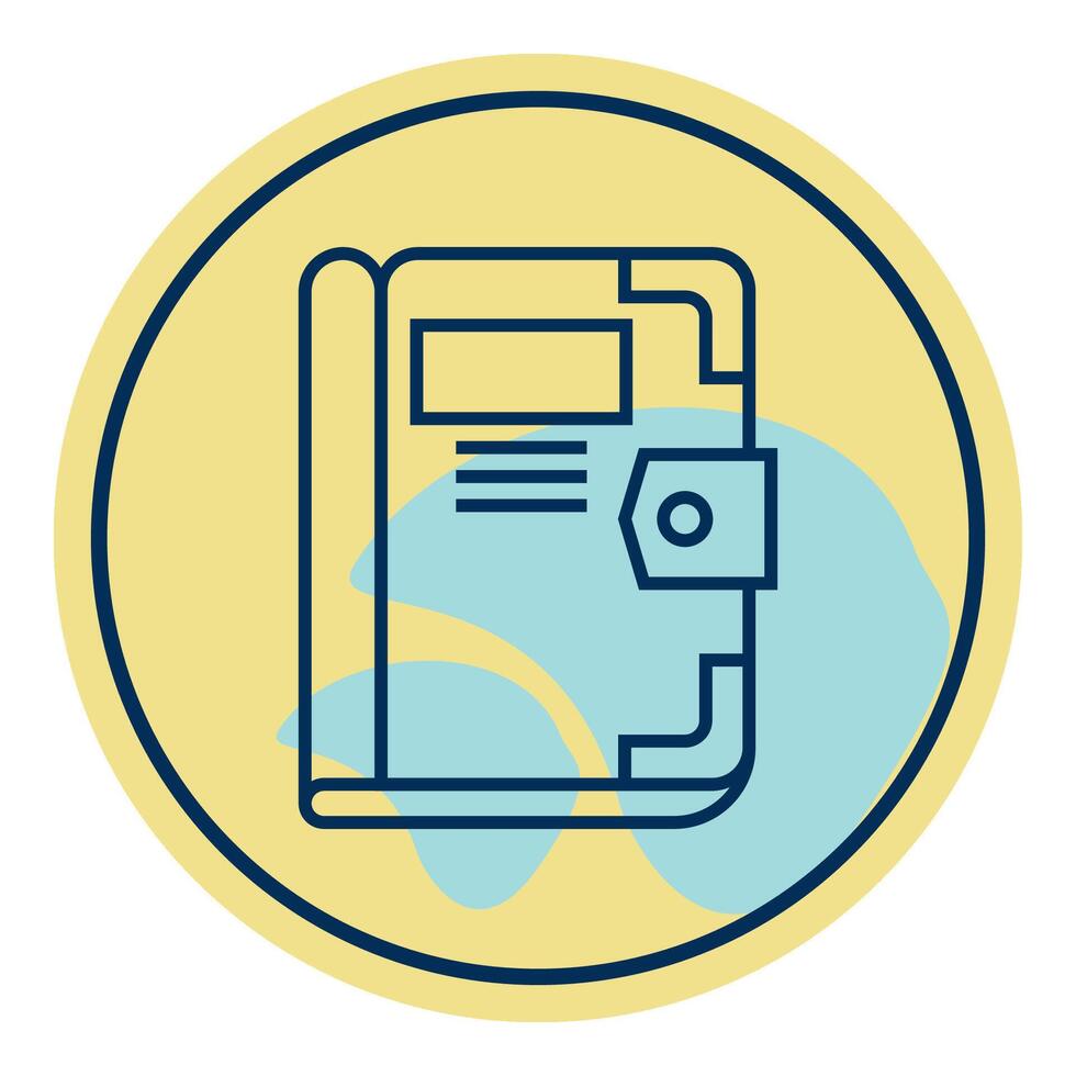 chapter book icon on transparent background vector