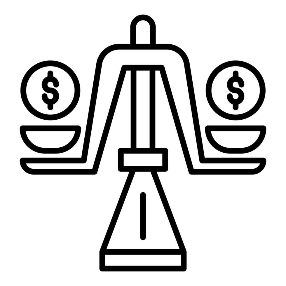weighing icon, bookkeeping and business icon vector