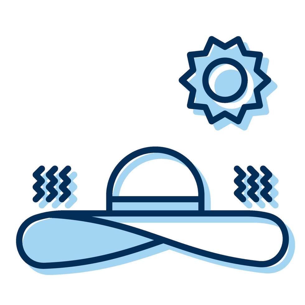 beach hat icon,summer icon vector