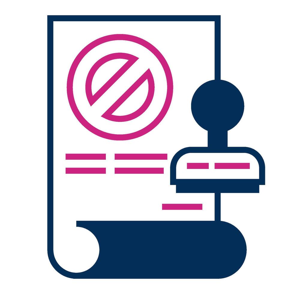 letter and stamp icon on transparent background vector