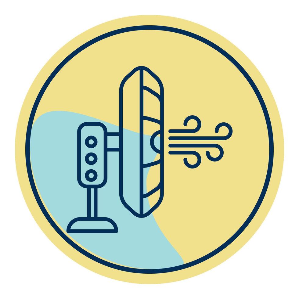 fan icon,summer icon vector