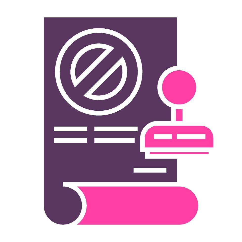 letter and stamp icon on transparent background vector