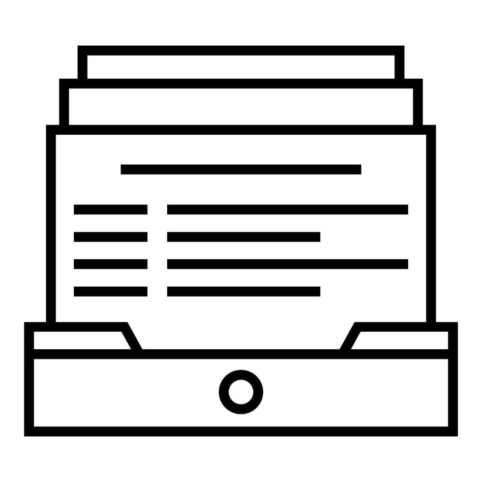 file icon in drawer with transparent background vector