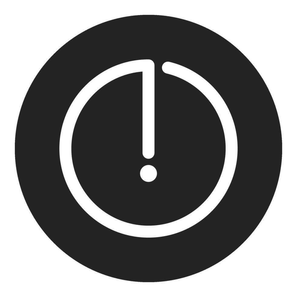 warning sign, simple icon quality interface vector