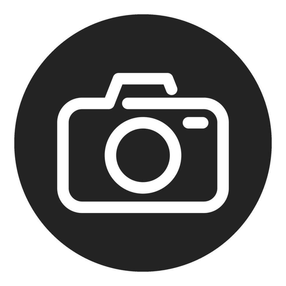 camera icon, simple icon quality interface vector