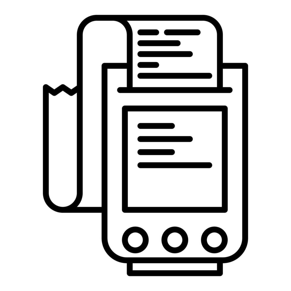 calculator and note, bookkeeping and business icon vector