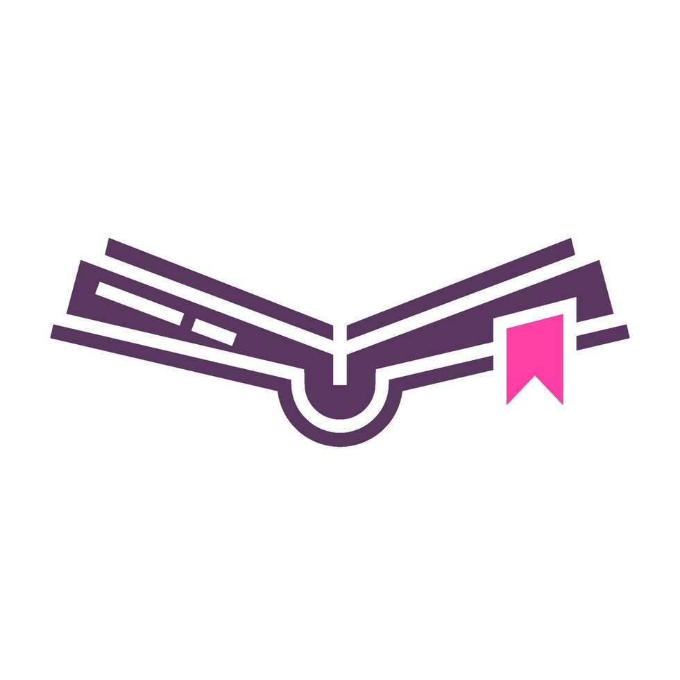 open book icon on transparent background vector