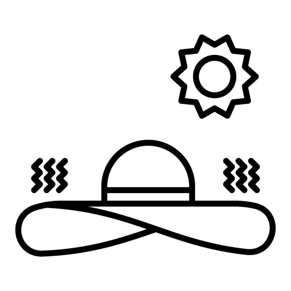 beach hat icon,summer icon vector