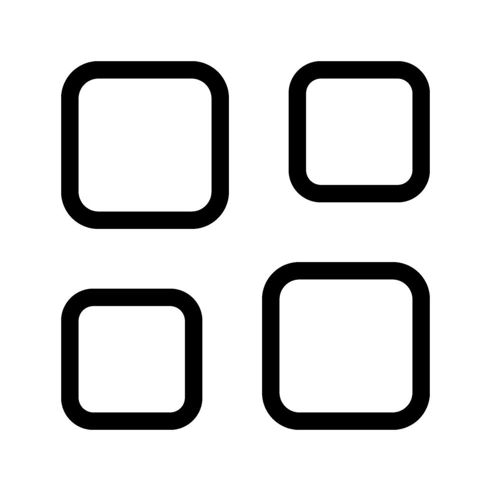 Rectangle Icon Symbol Design Illustration vector