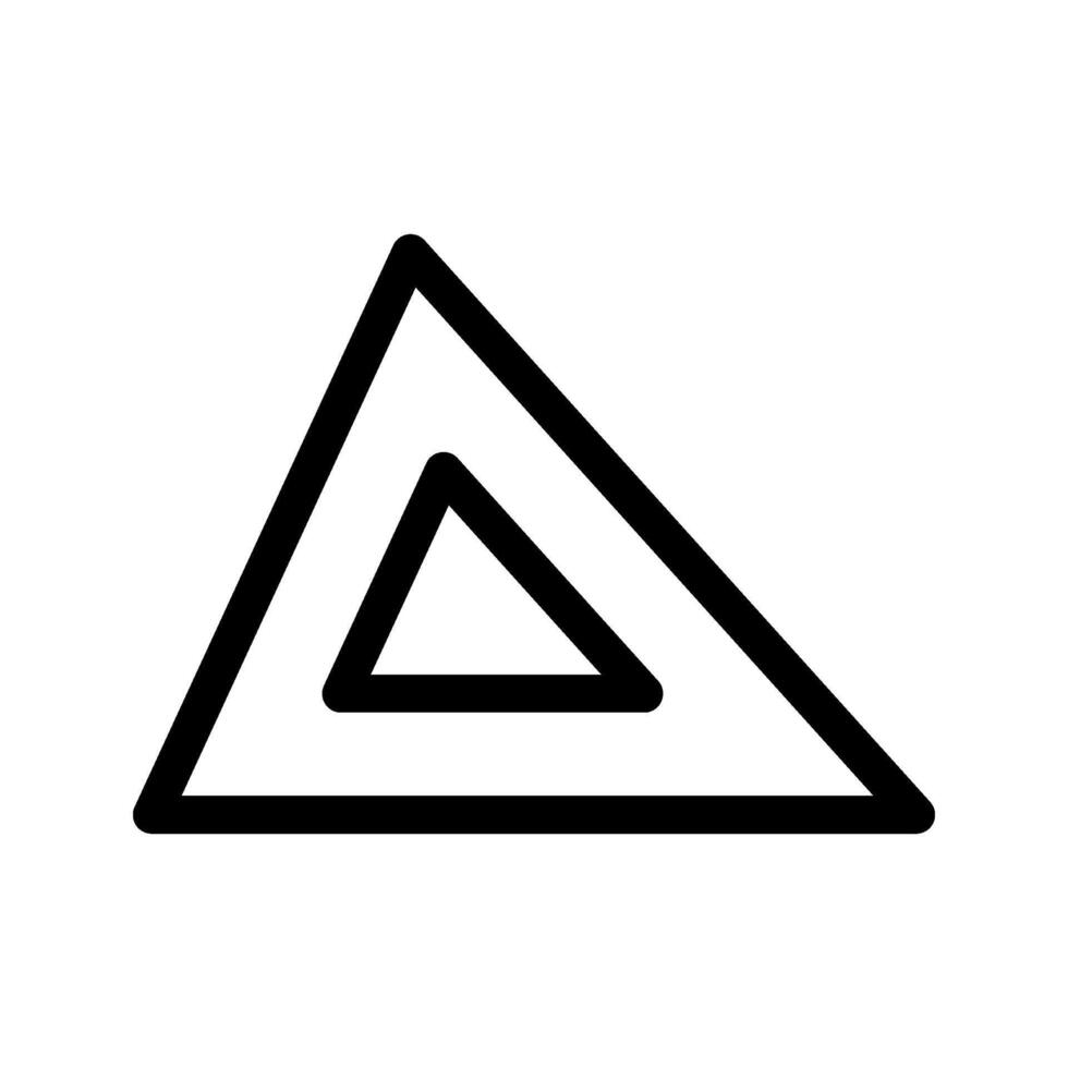 Triangle Icon Symbol Design Illustration vector