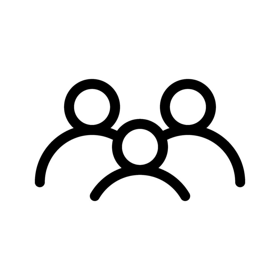 Group Icon Symbol Design Illustration vector